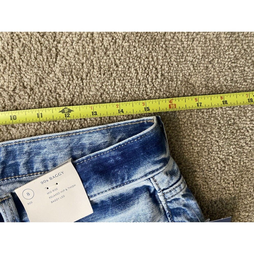Universal Thread 90s Baggy Mid Rise Patchwork Jeans Women’s Size 8 - Picture 10 of 16